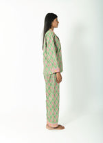 Load image into Gallery viewer, Jaipur Jade - Cotton Pajama Set
