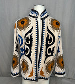 Load image into Gallery viewer, Suzani Jacket - Hand Embroidered with natural dyed yarns
