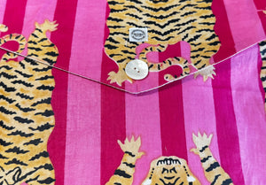 Tibetan Tiger - Pink Cotton PJs