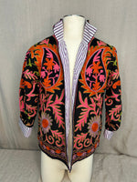 Load image into Gallery viewer, Suzani Jacket - Hand Embroidered with natural dyed yarns
