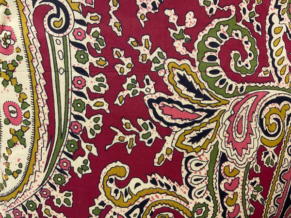 Red Paisley Long Sleeve Long Pants – Soothe Our Souls