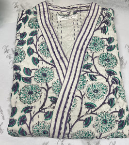 Pedals and Vine - Kantha Robe
