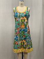 Load image into Gallery viewer, Racerback Tank Dress - Frida inspired Blue
