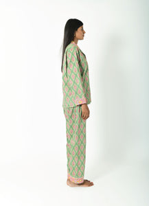 Jaipur Jade - Cotton Pajama Set